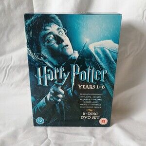 Harry Potter Years 1-6 Gift Set Movie UK DVD Box Set Christmas Present